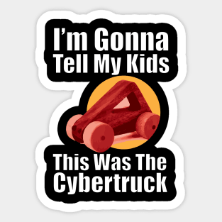 tesla cybertruck Sticker